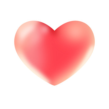 卡通手绘520爱心红心元素