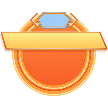 卡通徽章广告牌促销标签