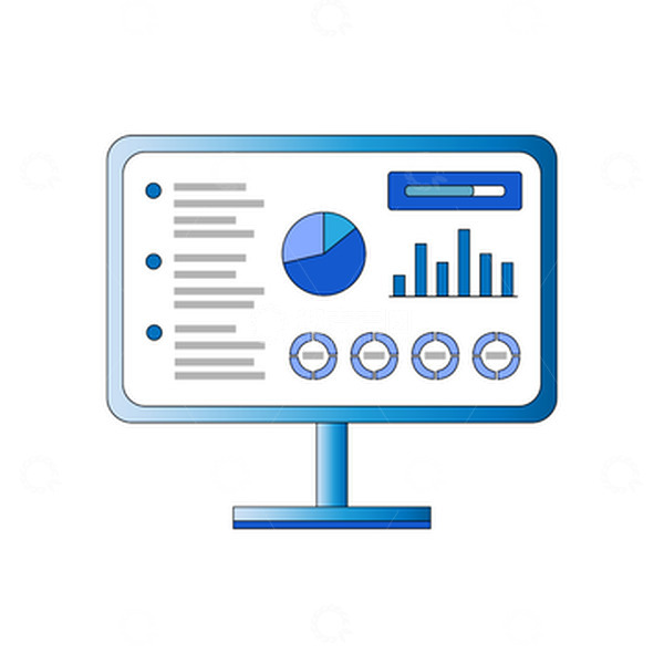 源文件下载【趣麦麦图】手绘扁平风电脑信息可视化图表