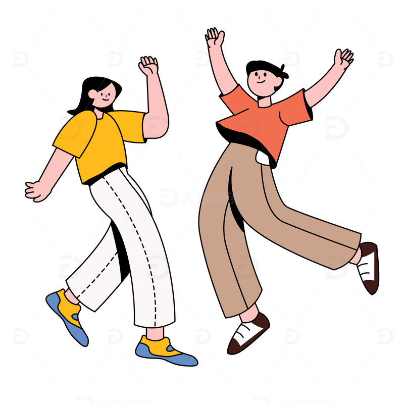 54青年节双人跳舞