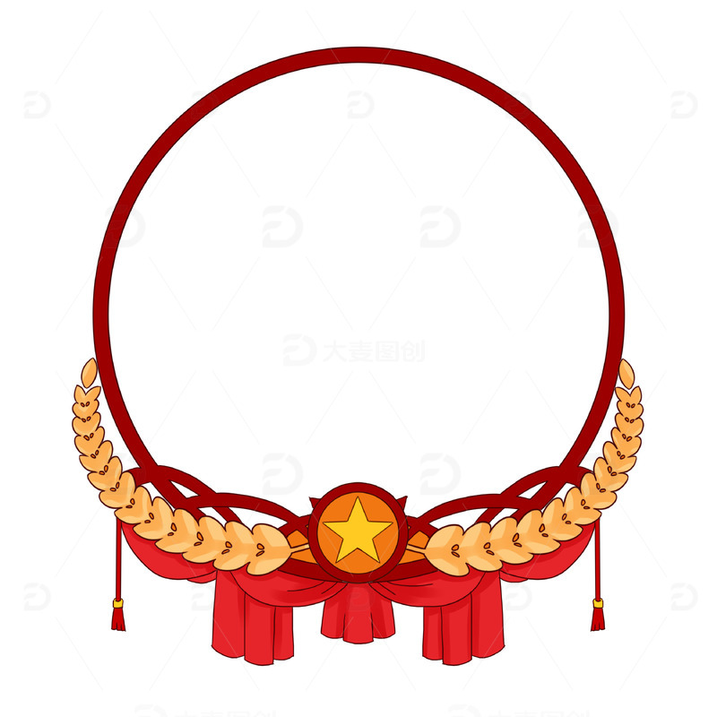 五一劳动节节日装饰边框