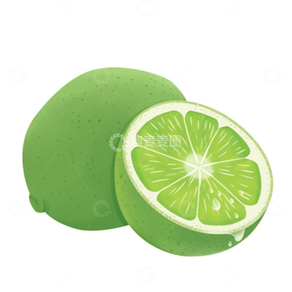 源文件下载【趣麦麦图】水果青柠檬元素