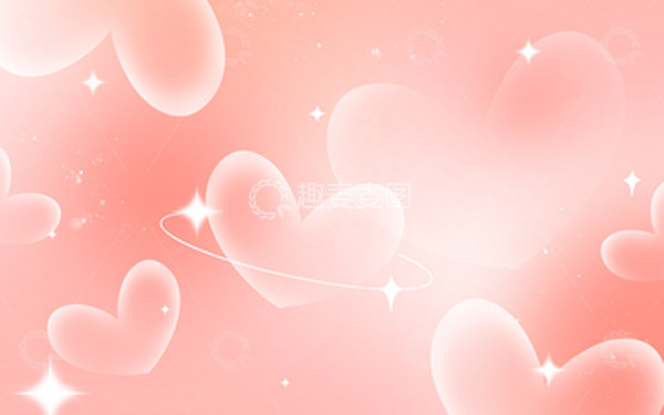 源文件下载【趣麦麦图】手绘粉色情人节浪漫520弥散风渐变背景