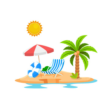 立夏沙滩海边