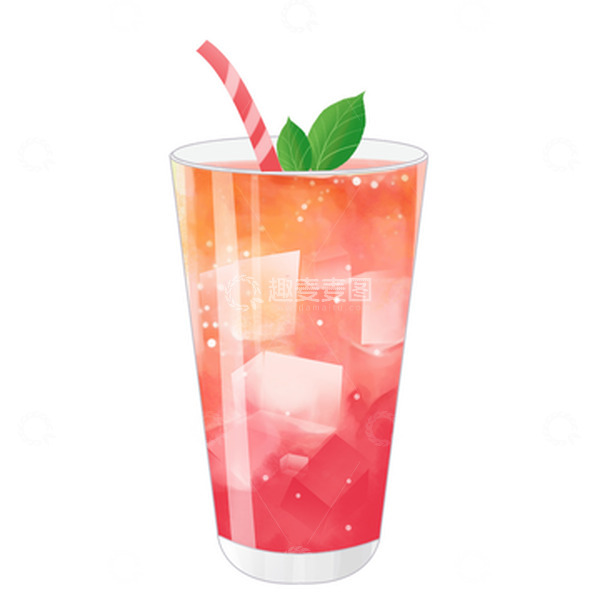 源文件下载【趣麦麦图】小清新夏天西瓜果汁冷饮元素
