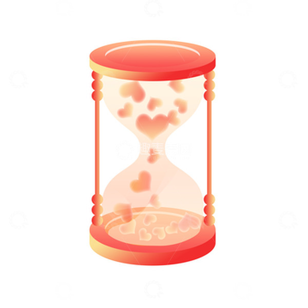 源文件下载【趣麦麦图】520情人节爱心沙漏活动促销元素