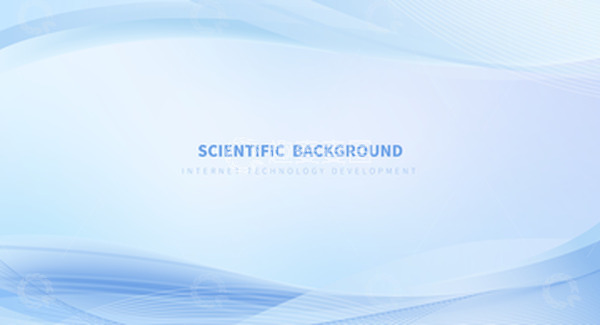 源文件下载【趣麦麦图】蓝色唯美科技商务线条丝带装饰背景