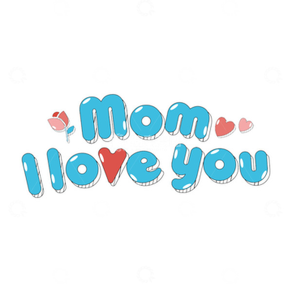 源文件下载【趣麦麦图】母亲节妈妈我爱你momiloveyou