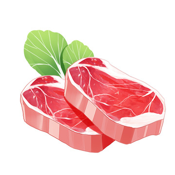 猪肉食物PNG元素