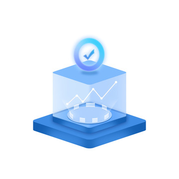 2.5D数据增长可视化图标统计分析大数据