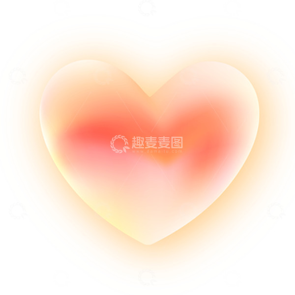 源文件下载【趣麦麦图】质感玉髓爱心矢量元素