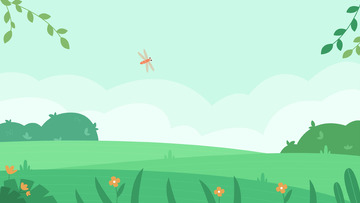 小清新绿草地背景