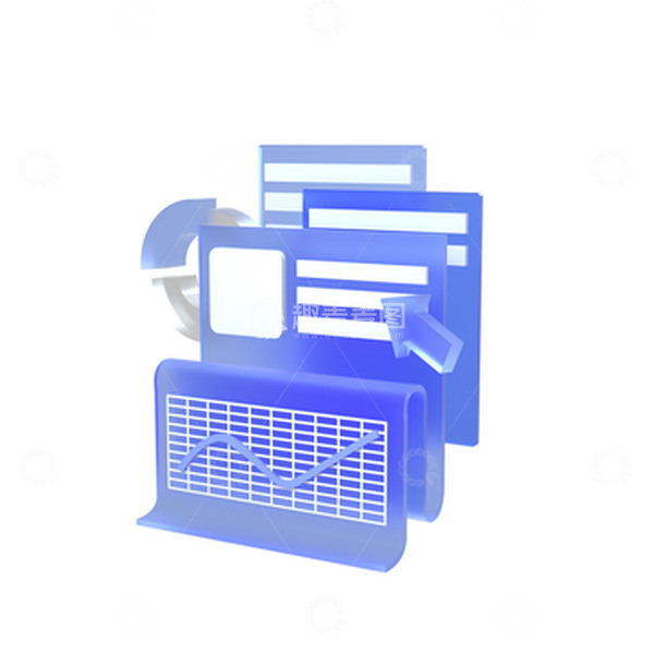 源文件下载【趣麦麦图】3D立体互联网可视化人工智能统计