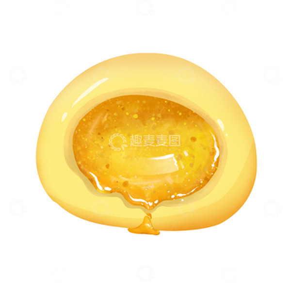 源文件下载【趣麦麦图】包子奶黄流沙包