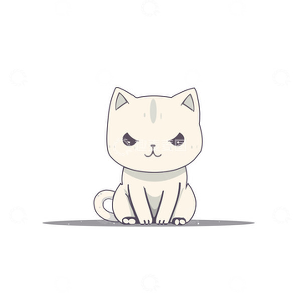 源文件下载【趣麦麦图】手绘插画卡通猫