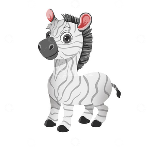 源文件下载【趣麦麦图】动物斑马元素