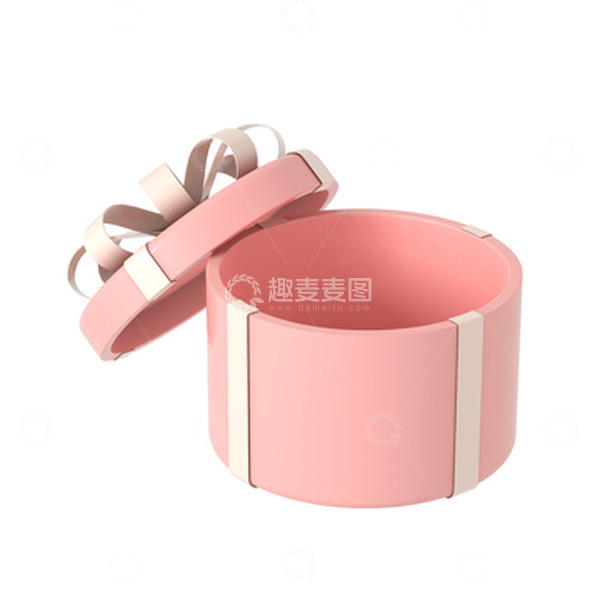 源文件下载【趣麦麦图】C4D建模可编辑c4d小礼物盒电商素材