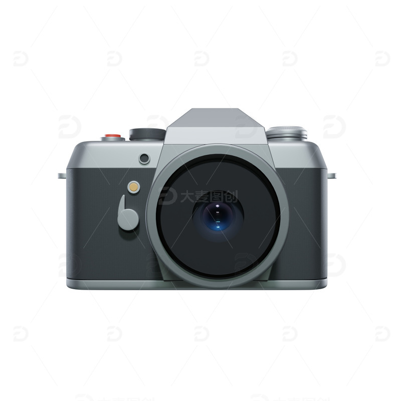 3D照相机单反微单模型