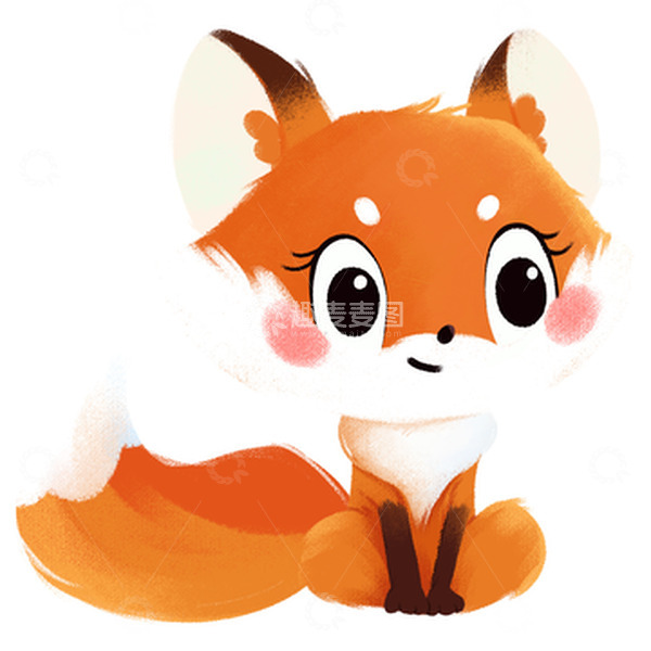 源文件下载【趣麦麦图】卡通动物可爱小狐狸