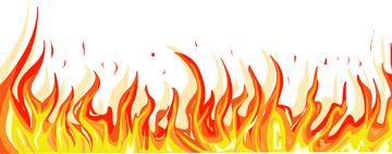 卡通火焰装饰图案