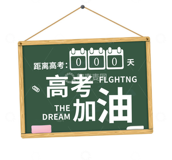 源文件下载【趣麦麦图】高考加油标语栏