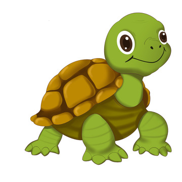 卡通可爱乌龟动物免抠元素