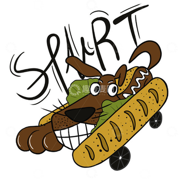 源文件下载【趣麦麦图】腊肠狗乘坐&ldquo;面包车&rdquo;