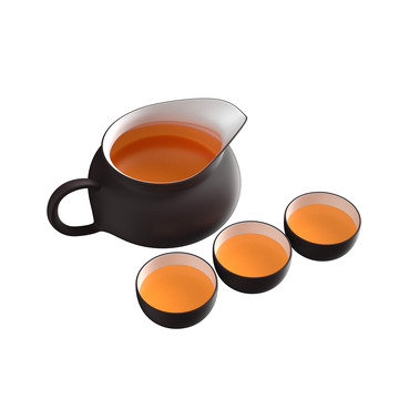 3D中国风茶道茶壶茶杯茶具模型