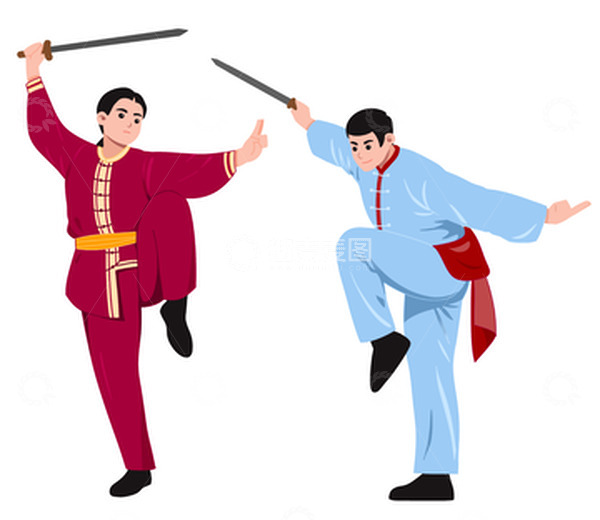 源文件下载【趣麦麦图】传统舞剑武术文化