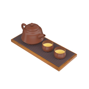 3D中国风古典茶道传统文化