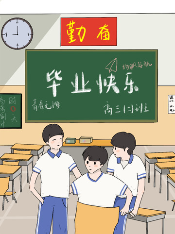 毕业快乐高中新的起点