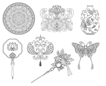 古风装饰元素图案