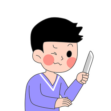 男孩剁手表情包