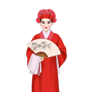 传统文化戏曲服饰小生戏剧人物