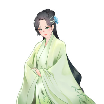 古风汉服人物插画