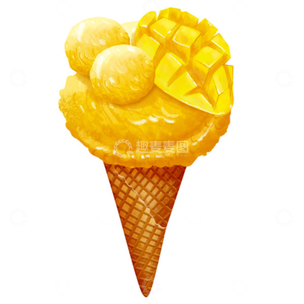 源文件下载【趣麦麦图】夏天冰淇淋雪糕
