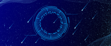 科技感星光banner背景