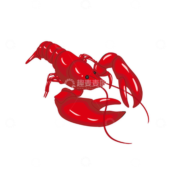 源文件下载【趣麦麦图】海鲜水产小龙虾