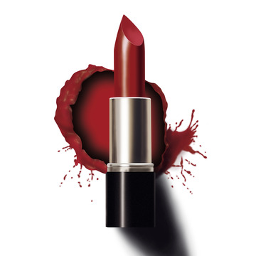 3D立体红色口红