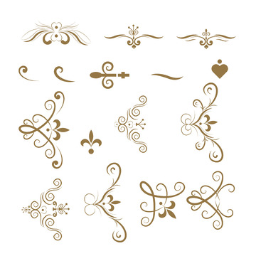 欧式古典小清新花纹花边边框