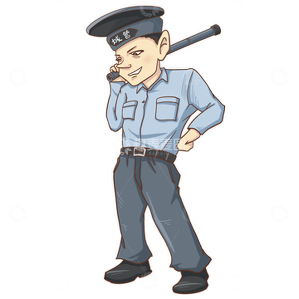 源文件下载【趣麦麦图】-卡通手绘城市城管