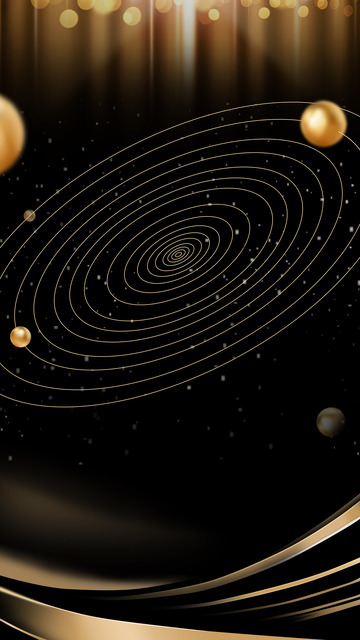 黑金色大气商务喜报背景图