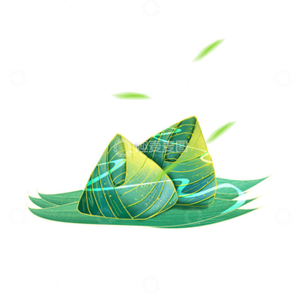 源文件下载【趣麦麦图】国风传统节日端午节粽子装饰插画元素