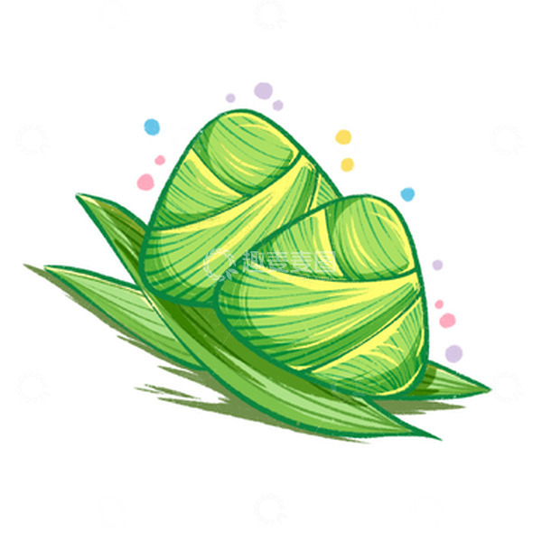 源文件下载【趣麦麦图】手绘粽子元素