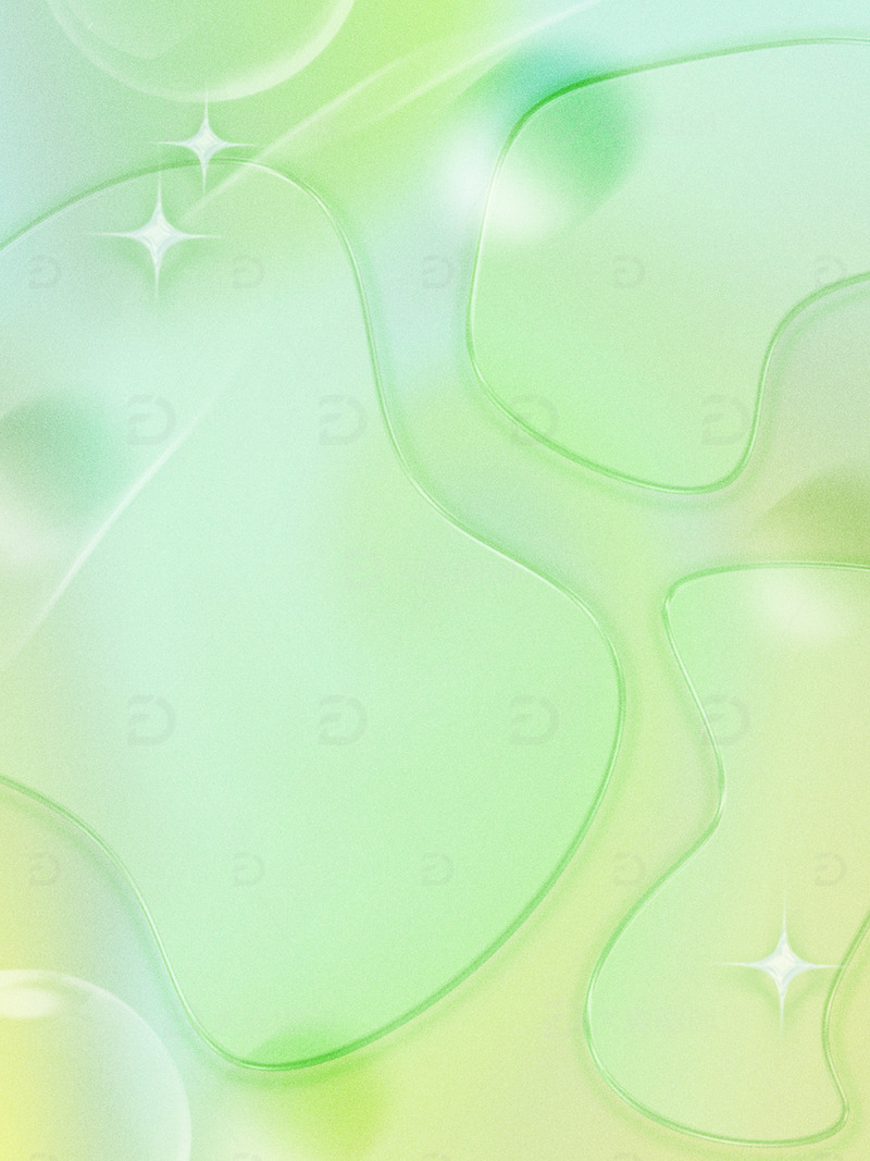 夏季冰爽渐变糖果毛玻璃弥散海报背景