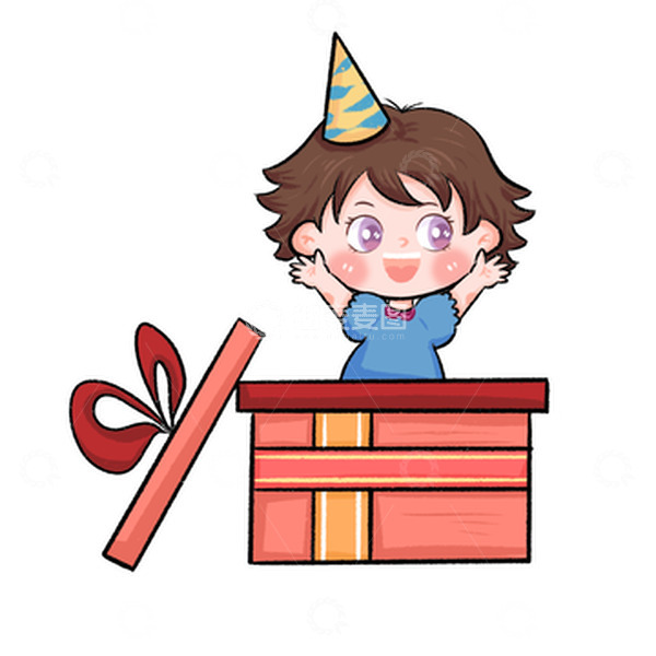 源文件下载【趣麦麦图】-卡通手绘可爱儿童礼盒