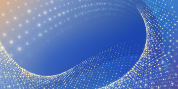 蓝色粒子科技感背景