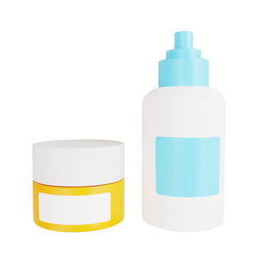 3D夏日防晒防晒霜