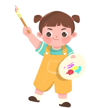 画画兴趣班招生儿童插画