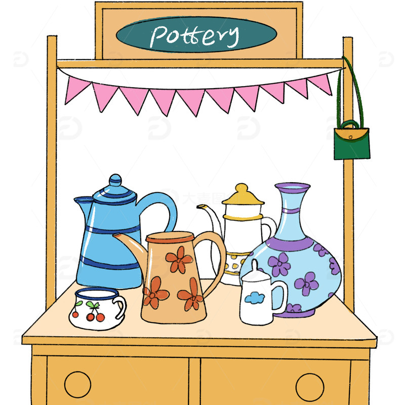 跳蚤市场摆地摊集市